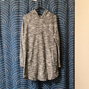 H&M long length hooded sweater Size S
